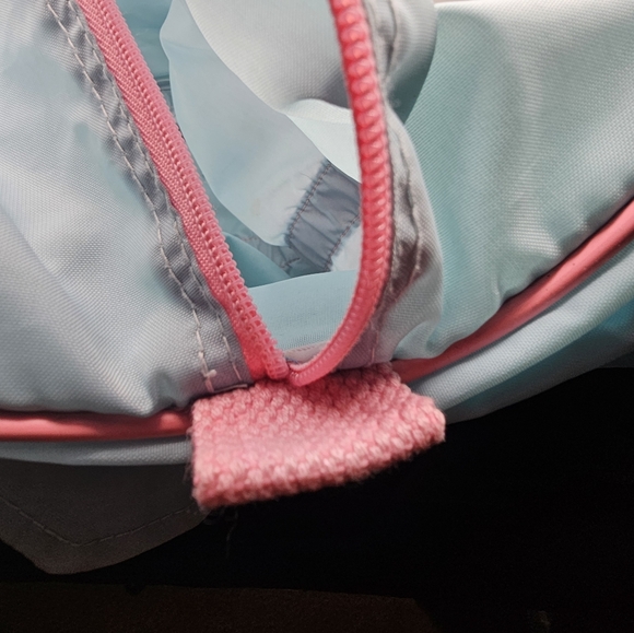 Vtg MY LITTLE PONY Blue Duffle Pink Travel Bag Gym Kids G1 1980s No Zipper Faded - Picture 9 of 9